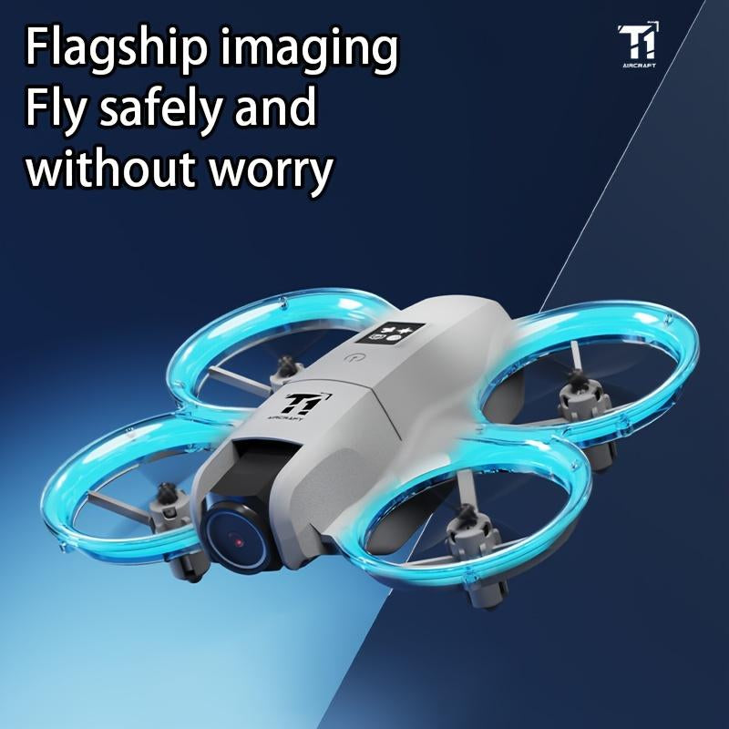 S11 Upgraded Drone with One-Key Rise & Fall, Two 1000Mah Rechargeable Batteries, Wifi Real-Time Image Return, Optical Flow, Gesture Control, LED Lights, Perfect Festival Gift