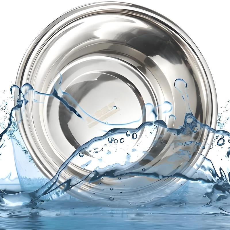 Versatile 3-In-1 Stainless Steel Strainer Set: Basin, Sieve, and Cutter for Effortless Washing of Rice, Fruits, and Vegetables