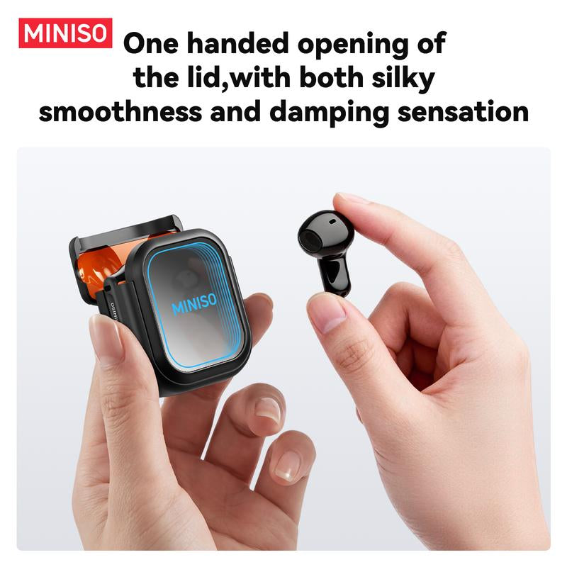 MINISO MS109 Bluetooth 6.0 Earphones High Fidelity, in Ear Earbuds,Waterproof Wireless Earphones | Suitable for Office, Sports, Study and Audio Calls | Built-In Microphone | Gaming Bluetooth Earphones