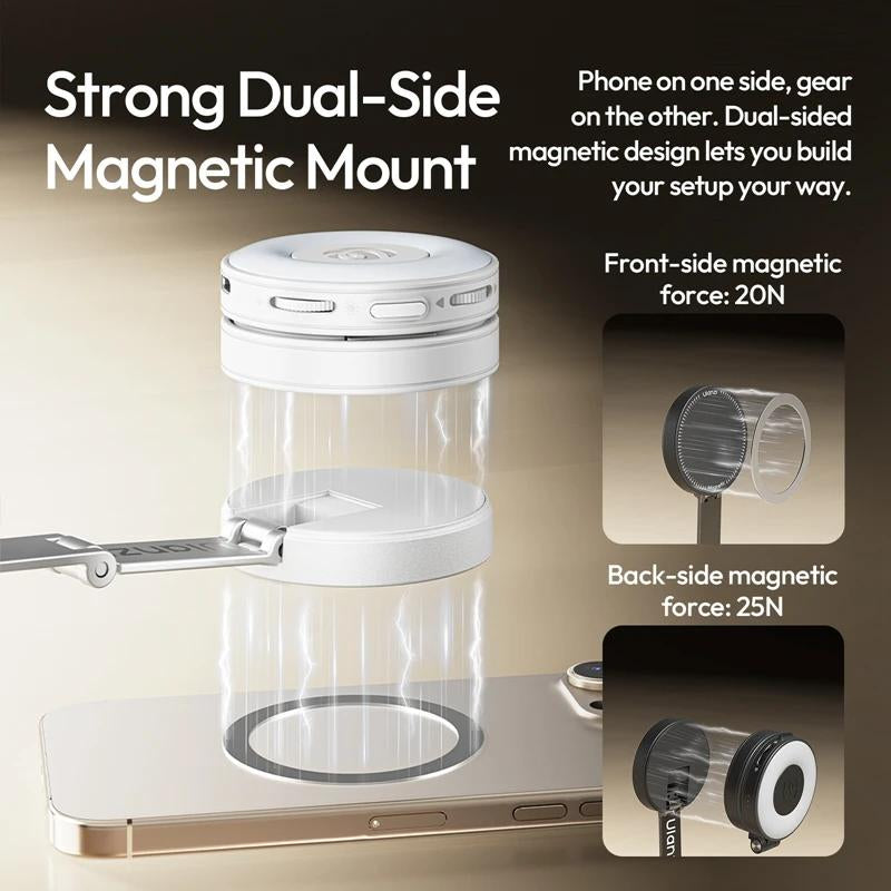 Ulanzi MT85 Smartphone Selfie Stick Phone Automatic Tripod Stand 1.5M with Bluetooth Controller 10M Wireless Magsafe Quadruped