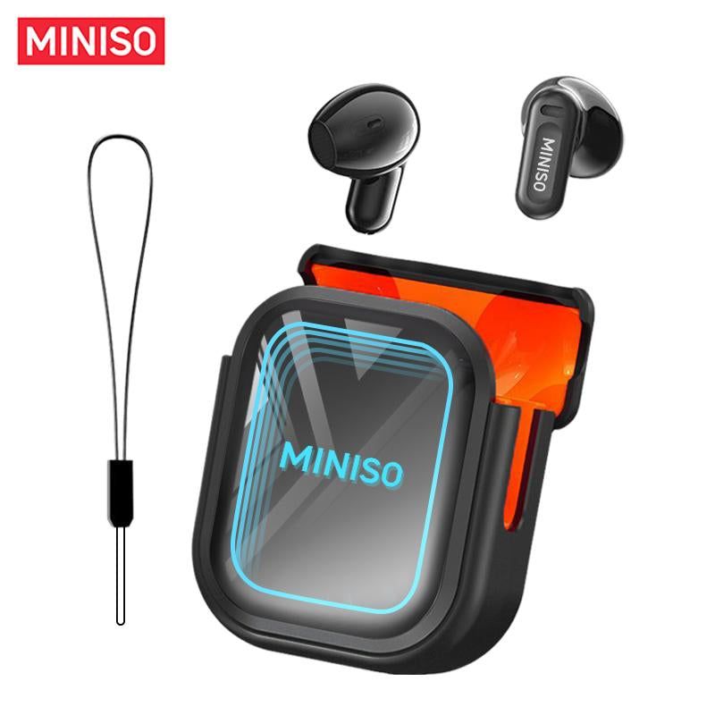 MINISO MS109 Bluetooth 6.0 Earphones High Fidelity, in Ear Earbuds,Waterproof Wireless Earphones | Suitable for Office, Sports, Study and Audio Calls | Built-In Microphone | Gaming Bluetooth Earphones