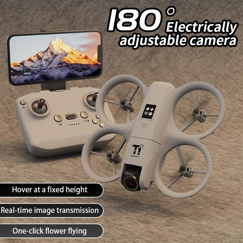 S11 Upgraded Drone with One-Key Rise & Fall, Two 1000Mah Rechargeable Batteries, Wifi Real-Time Image Return, Optical Flow, Gesture Control, LED Lights, Perfect Festival Gift