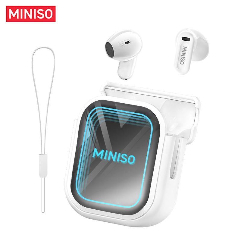 MINISO MS109 Bluetooth 6.0 Earphones High Fidelity, in Ear Earbuds,Waterproof Wireless Earphones | Suitable for Office, Sports, Study and Audio Calls | Built-In Microphone | Gaming Bluetooth Earphones