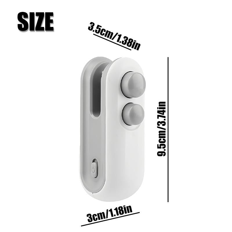 Mini Snack Bag Sealing Machine, 2 in 1 Heat USB Rechargeable Snack Bag Selaer, Plastic Electric Bag Sealers, Sealer Cutter Bag Small Sealing, Keep Food Fresh.