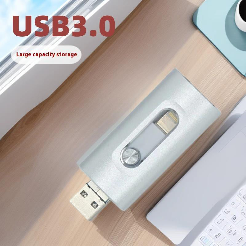 3-In-1 Photo Stick for Iphone & Android, High-Speed USB Flash Drive, External Photo & Video Storage