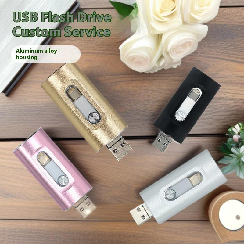 3-In-1 Photo Stick for Iphone & Android, High-Speed USB Flash Drive, External Photo & Video Storage